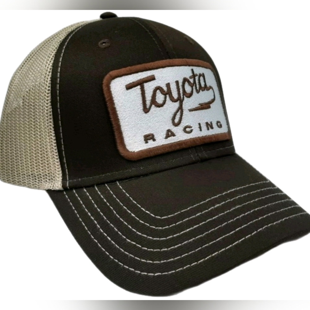 Toyota Racing TRD Motorsports Retro Vintage 80s Style Trucker Patch Hat Cap Grmn - Picture 3 of 10